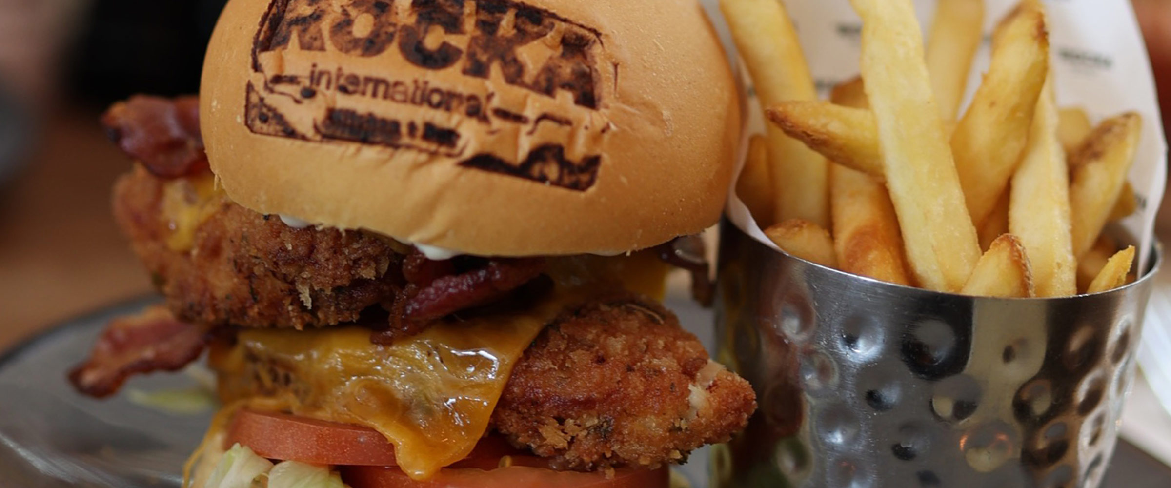 Burgers from The Rocka Restaurant